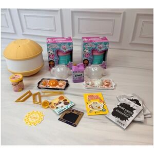 MGA Miniverse Make It Mini Lifestyle Gabby's Dollhouse Series 2 Toy Bundle Lot